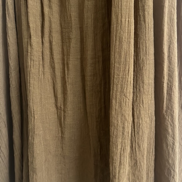 Wishlist Apparel Linen Style Maxi with second layer midi length dress under - Picture 3 of 4